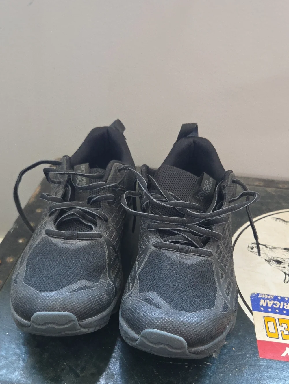 Under Armour Black Athletic Sneakers